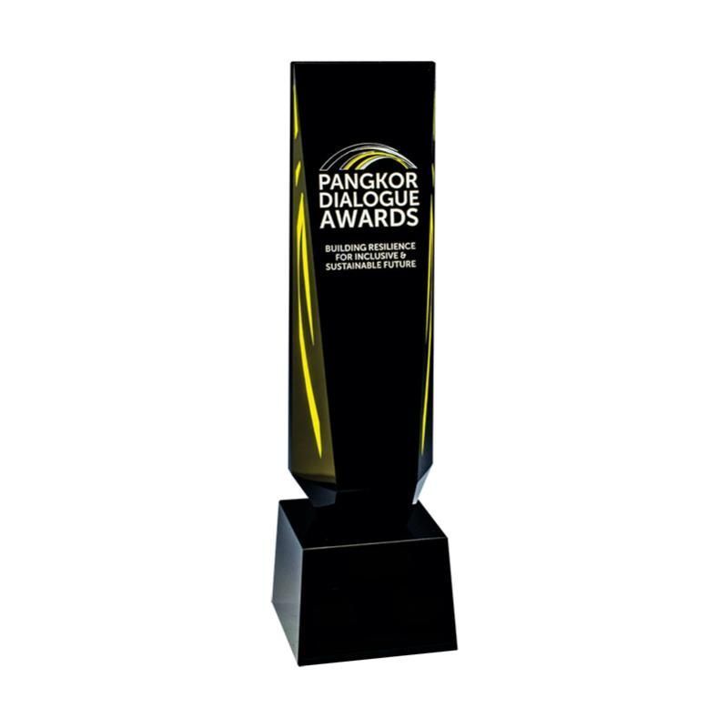 Black Crystal Award 66031 Clear Black - Medal Supplier | Award Ribbon ...